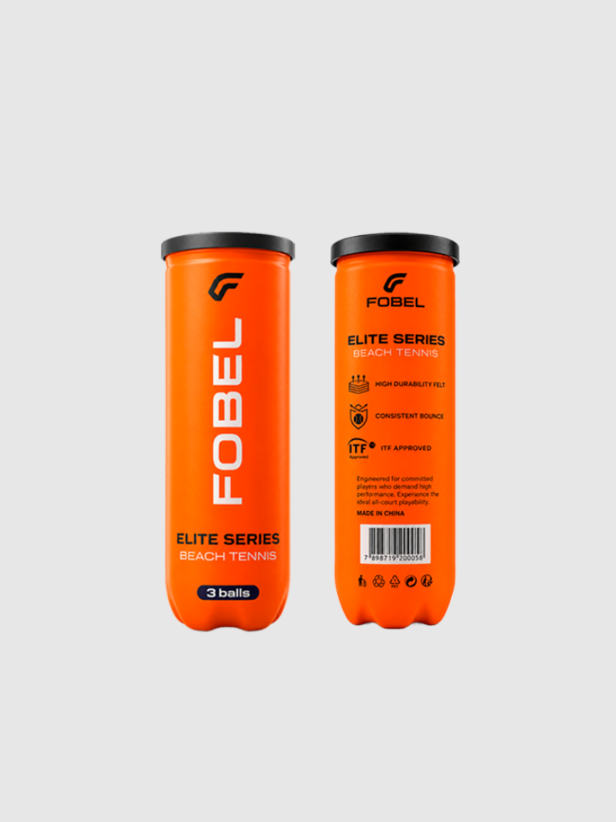 Bola Beach Tennis Fobel Elite Series Tubo 3un