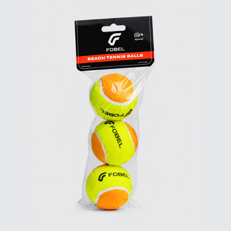 Bola Fobel Beach Tennis Pack 3un