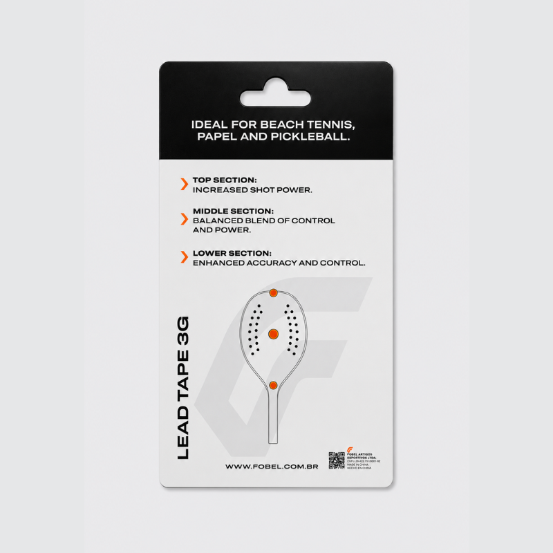 Peso Adesivo Fobel Lead Tape 3g 5un